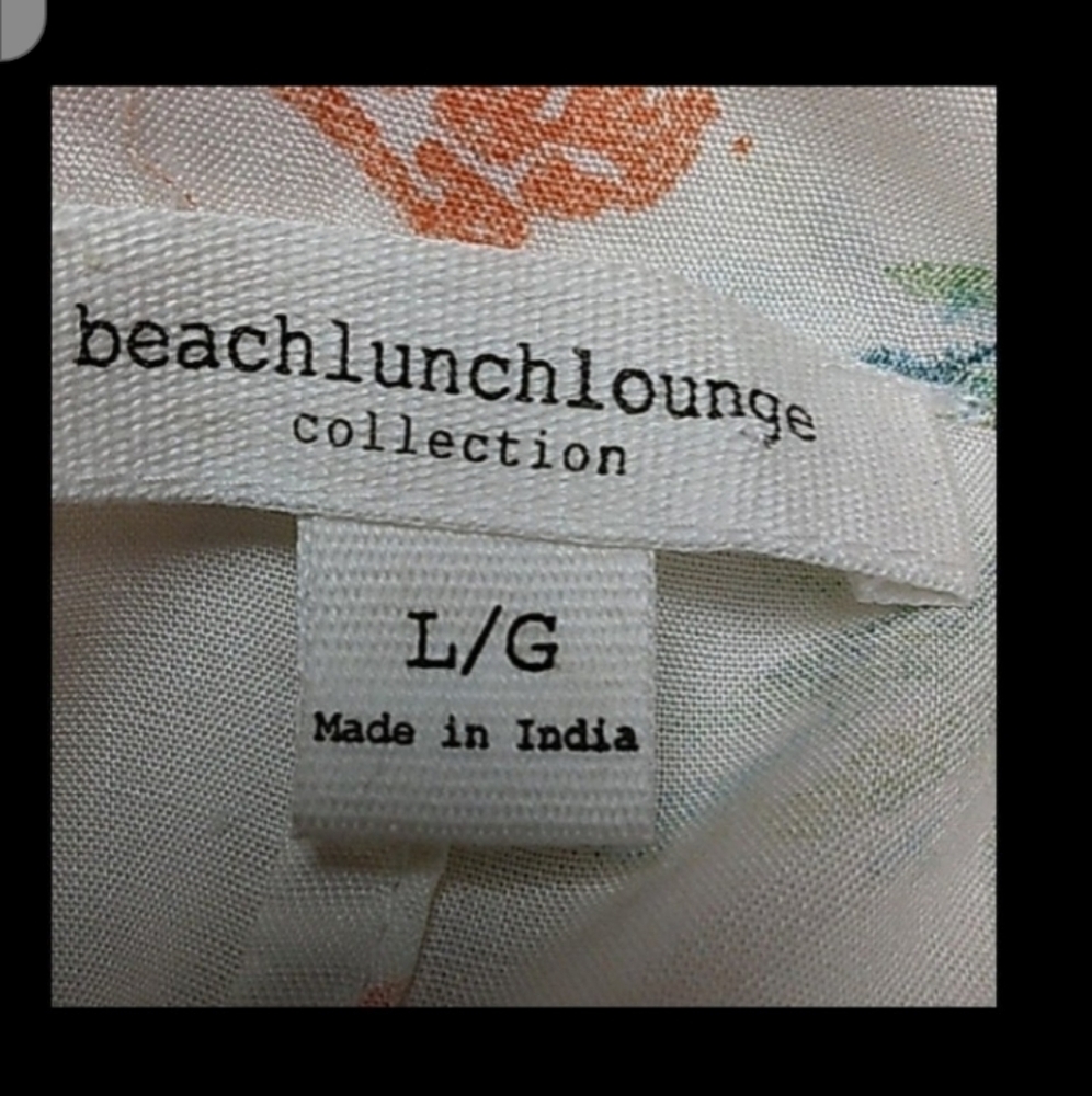 Beachlunchlounge Pineapple Print Button-Up Blouse - Picture 2 of 5